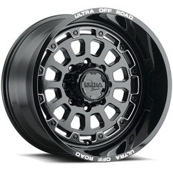 24x12 Ultra 111BM X111 Black Milled Wheel 6x5.5 (-44mm)