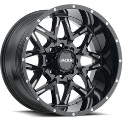 20x12 Ultra 254BM Carnivore Gloss Black Wheel 5x5 (-44mm)