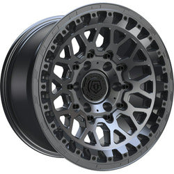 18x9 TIS 555A Satin Anthracite with Cast Lip Logo & Lip Bolts Wheel 5x5 (1mm)