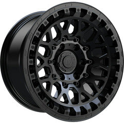 17x9 TIS 555SB Satin Black Wheel 6x5.5 (-12mm)