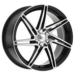 17x8 Focal 449U F-14 Gloss Black Wheel 5x108 (42mm)