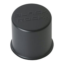 134212BR BKR STEEL PUSH THROUGH CTR CAP BLACK 3.424