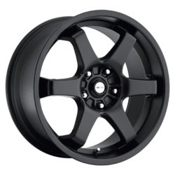16x7 Focal 421B X Satin Black w/Satin Clear Coat Wheel 5x4.5 (48mm)