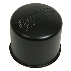 142312BR BKR STEEL PUSH THROUGH CENTER CAP BLACK 4.25