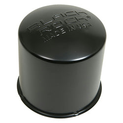 142512BR BKR STEEL PUSH THROUGH CTR CAP BLACK 4.28