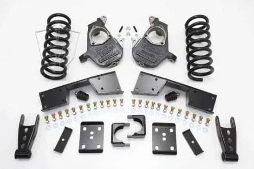 McGaughy's 5/7 Inch Spindle/Flip Kit Lowering Kit 2001-2006 Silverado/Sierra 1500 2WD Extended/Crew Cab with T-Style Spindles