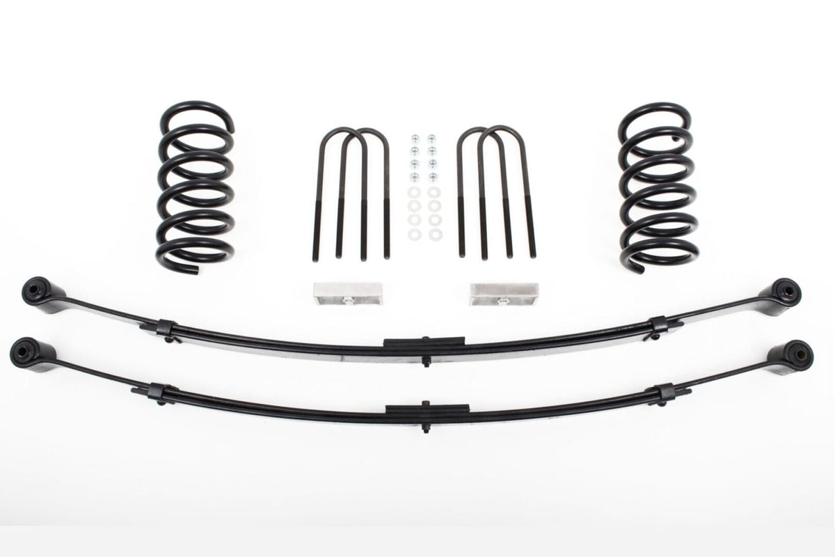 McGaughy's 2/4 Inch Coil/Leaf Spring Lowering Kit 1982-2003 S10/Sonoma 2WD Regular Cab