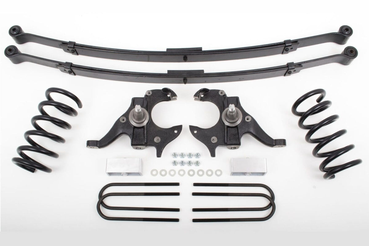 McGaughy's 4/5 Inch Spindle/Leaf Spring Lowering Kit 1982-2003 S10/Sonoma 2WD Regular Cab