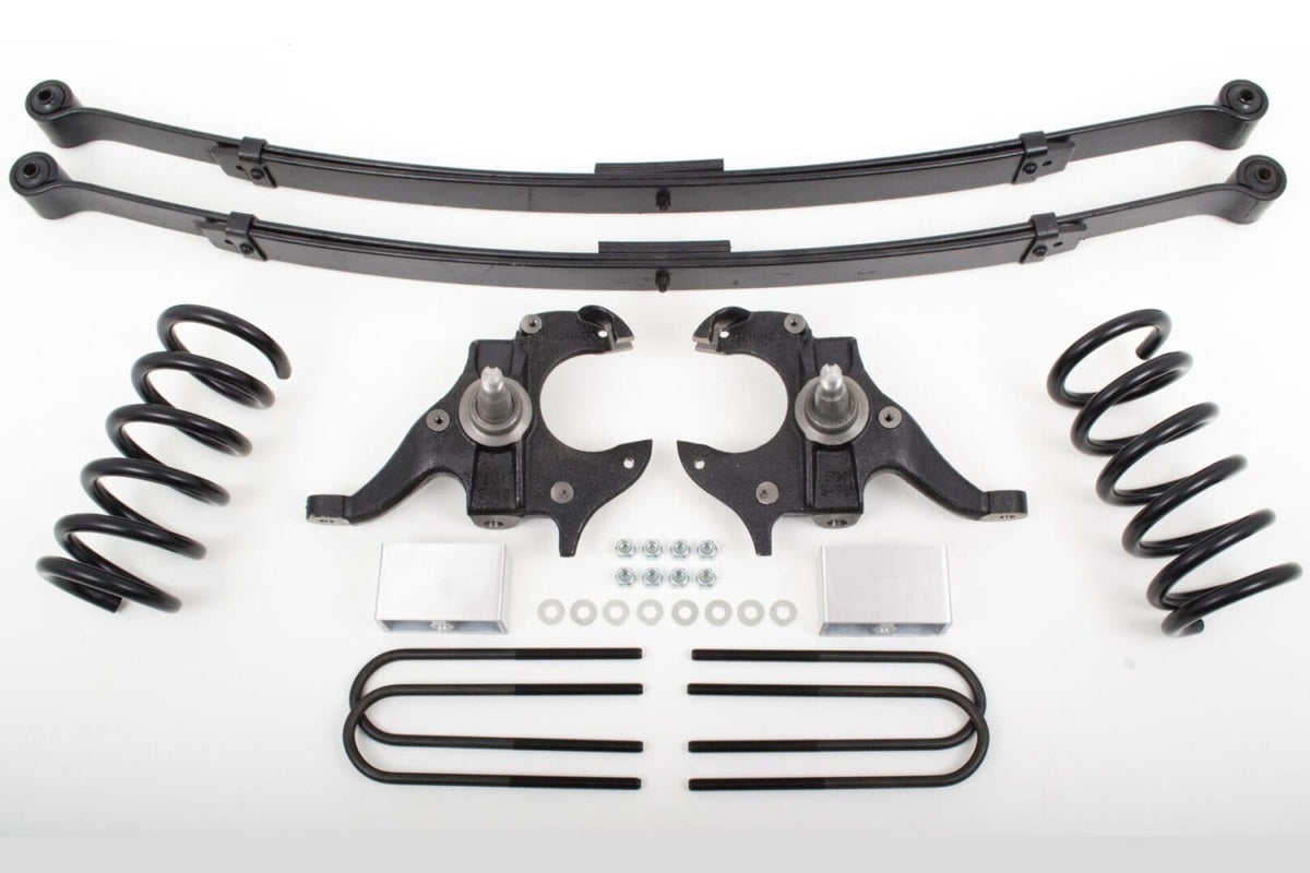 McGaughy's 4/6 Inch Spindle/Leaf Spring Lowering Kit 1982-2003 S10/Sonoma 2WD Regular Cab