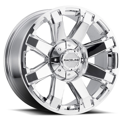 17x9 Raceline 936C Throttle Chrome Wheel 5x4.5/5x5 ( 0mm)