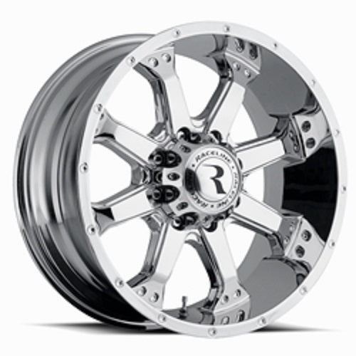 16x8 Raceline 991C Assault Chrome Wheel 5x5.5 (0mm)