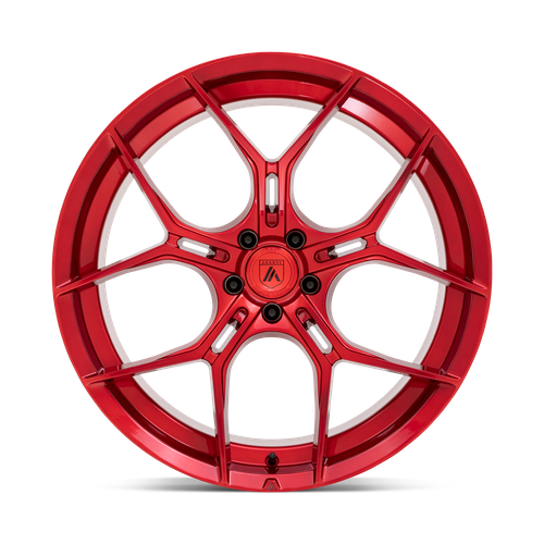 22x10.5 Asanti Black ABL-37 MONARCH Candy Red Wheel 5x4.5 (40mm)