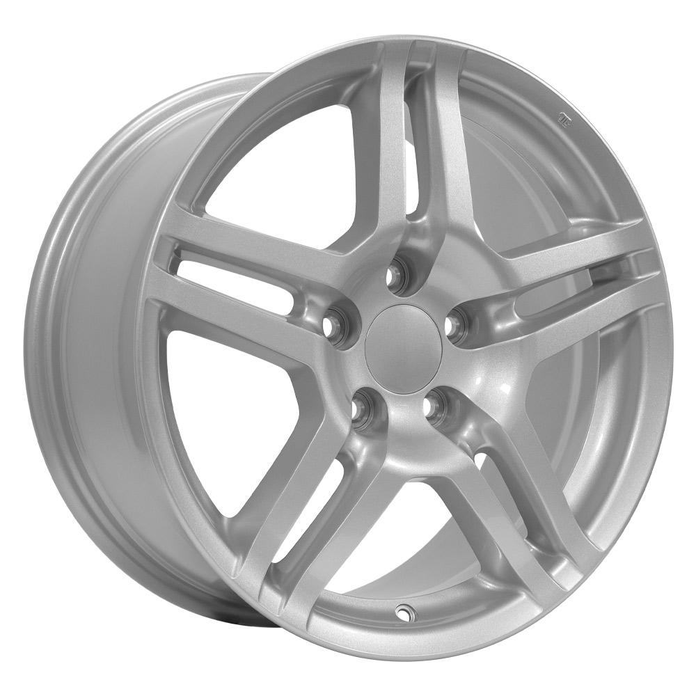 17x8 OE Wheels AC04 Silver Wheel 5x4.5 (45mm)
