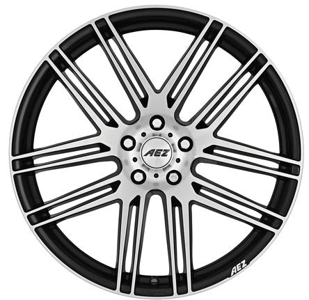 20x8 Road Ready Wheels Black/Polished Front Aluminum Wheel 5x118.4 (45mm)