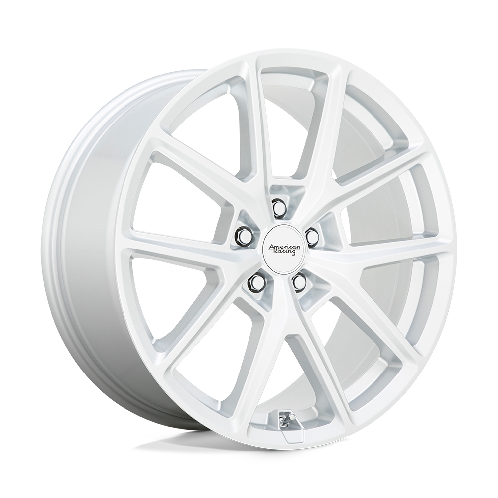 18x8 American Racing AR943 Hyper Silver Wheel 5x110 (35mm)