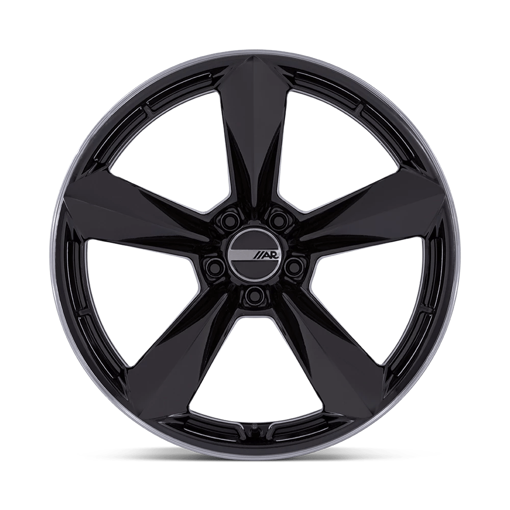 20x11 American Racing TTF Gloss Black W/ Double Dark Tint Lip Wheel 5x115 (20mm)