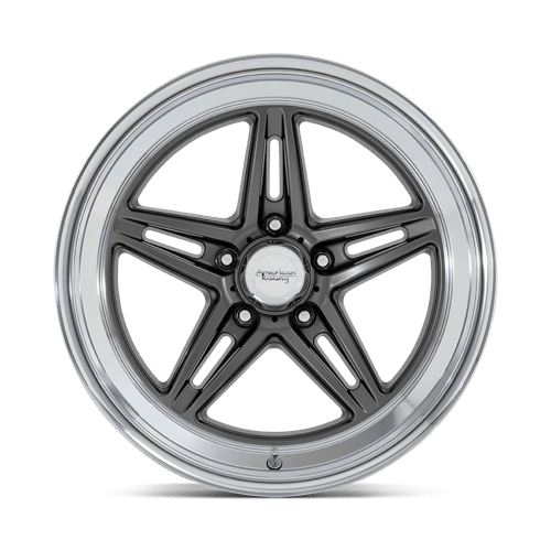 20x8.5 American Racing VN514 Groove Anthracite W/ Diamond Cut Wheel 5x5 (6mm)