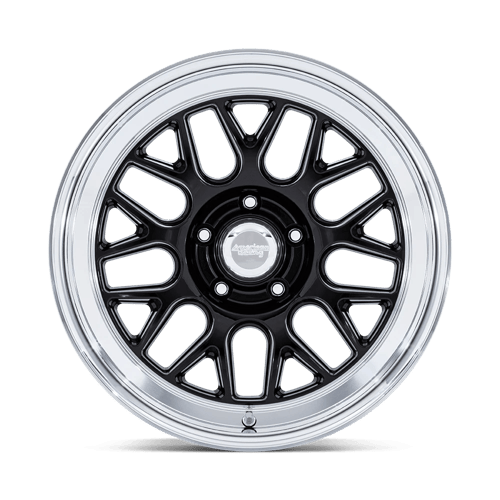 17x8 American Racing VN516 G-Force Gloss Black Diamond Cut Lip Wheel 5x4.5 (0mm)
