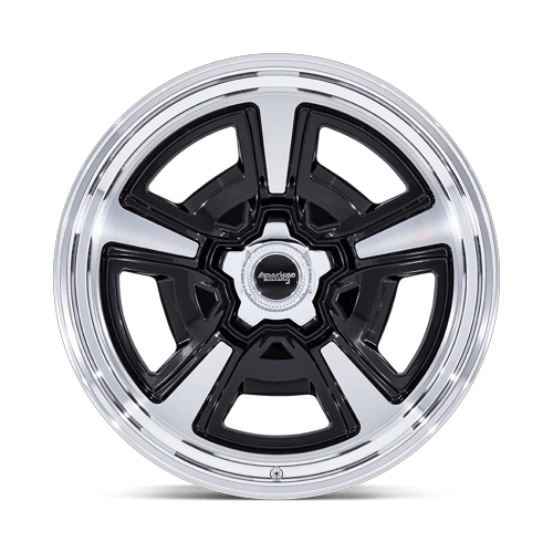 22x9 American Racing VN517 Marauder Black Mach Diamond Cut Wheel Blank (6mm)