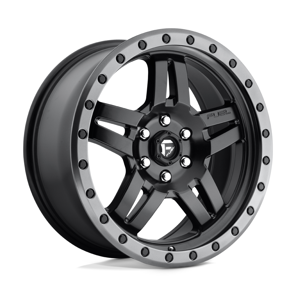 18x8 Fuel D557 Anza Matte Black Wheel 6x120 (27mm)