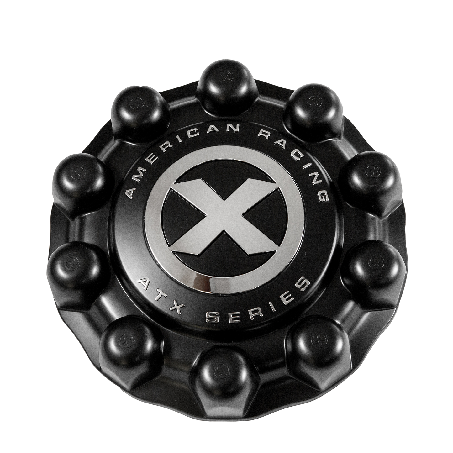 ATX FULL FRONT SNAP ON CAP COVER BLACK
