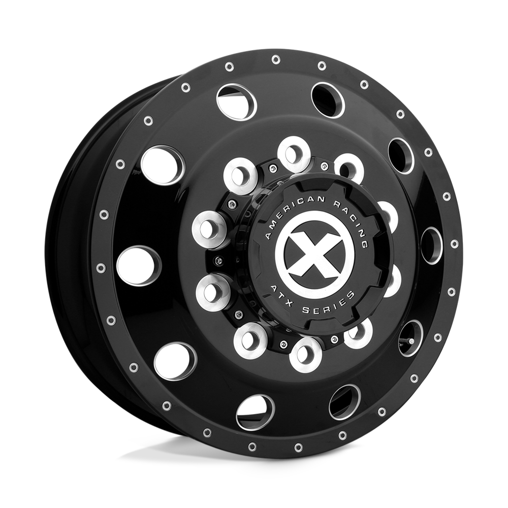 24.5x8.25 ATX AO400 BAJA Gloss Black Milled - Front Wheel 10x285 (144mm)