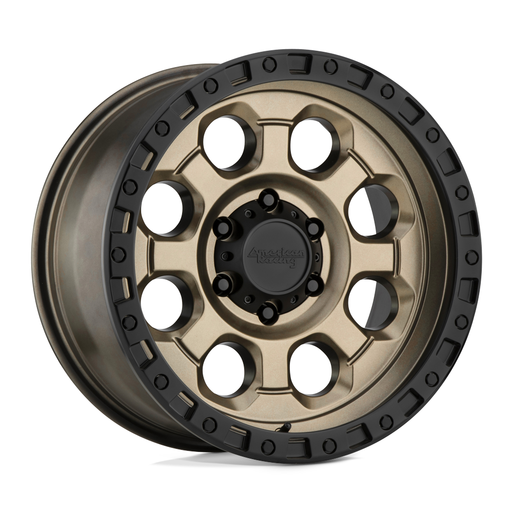 18x9 American Racing AR201 Matte Bronze Black Lip Wheel 6x5.5 (0mm)