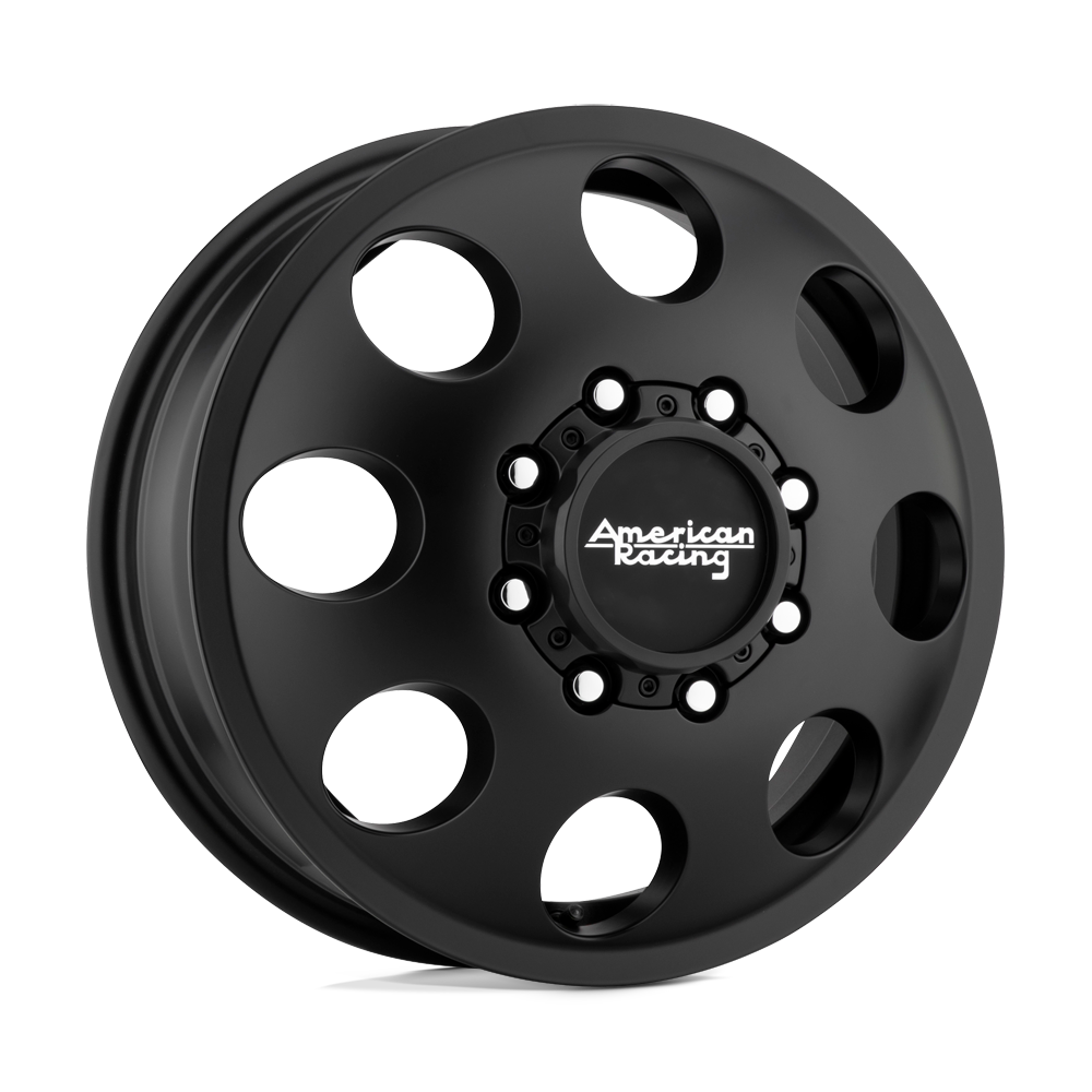 17x6 American Racing AR204 BAJA DUALLY Satin Black - Front Wheel 8X6.5 (111mm)