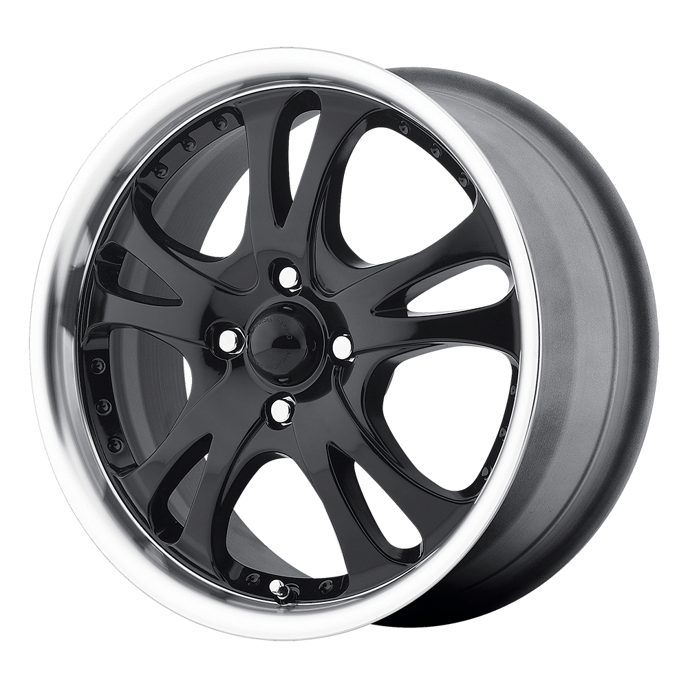 17x7.5 American Racing AR393 CASINO Gloss Blk Wheel 4x100 (45mm)