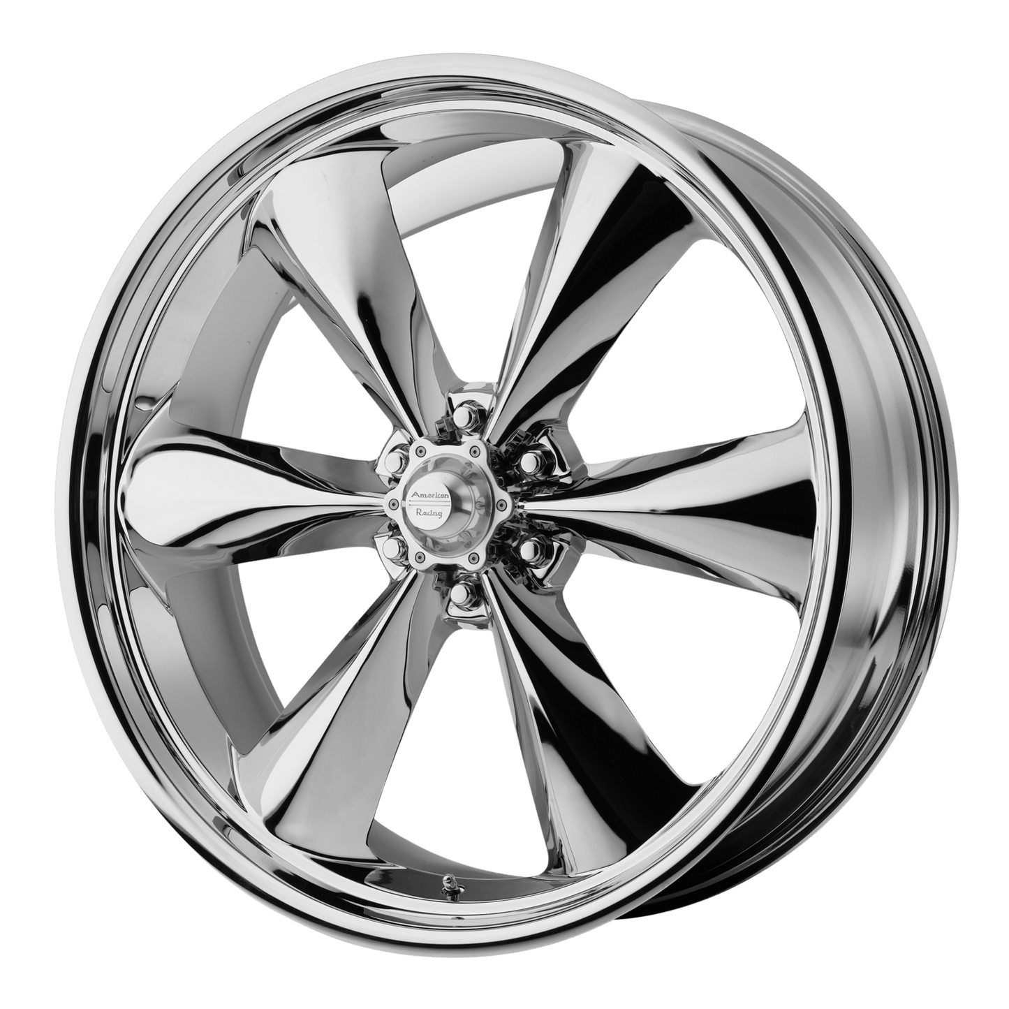 20x8.5 American Racing AR604 TORQ THRUST ST Chrome Wheel 6x5.5 (30mm)