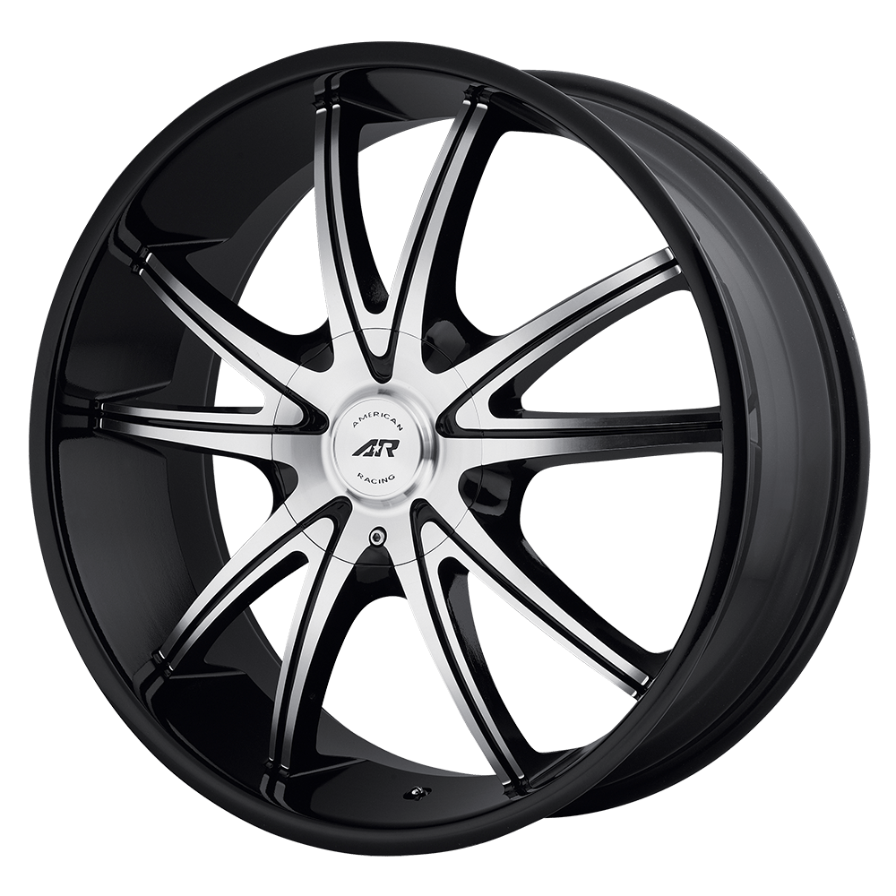 18x8 American Racing AR897 Gloss Black Machined Wheel 6x135/6x5.5 (38mm)