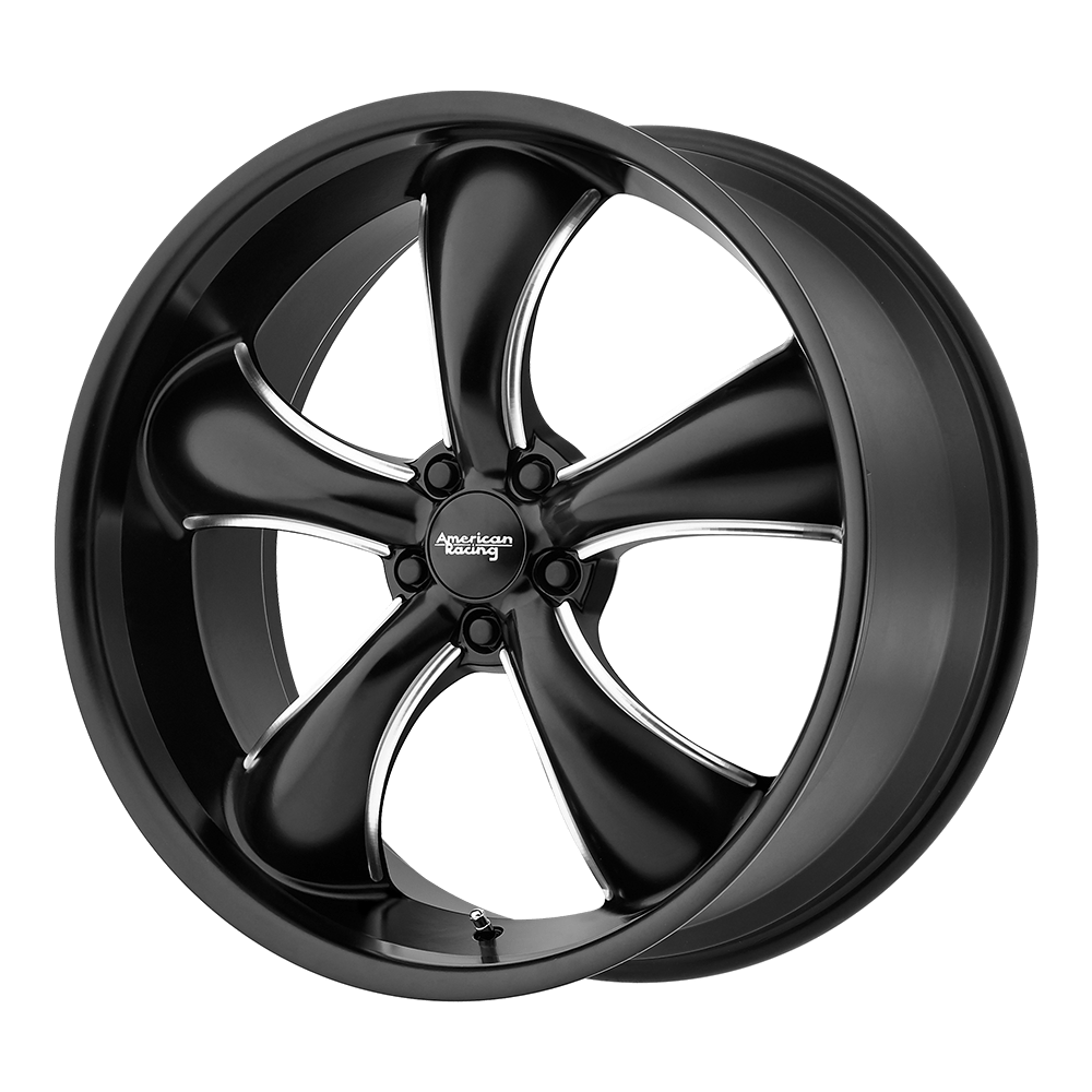 22x11 American Racing AR912 TT60 Satin Black Milled Wheel 5x4.5 (38mm)