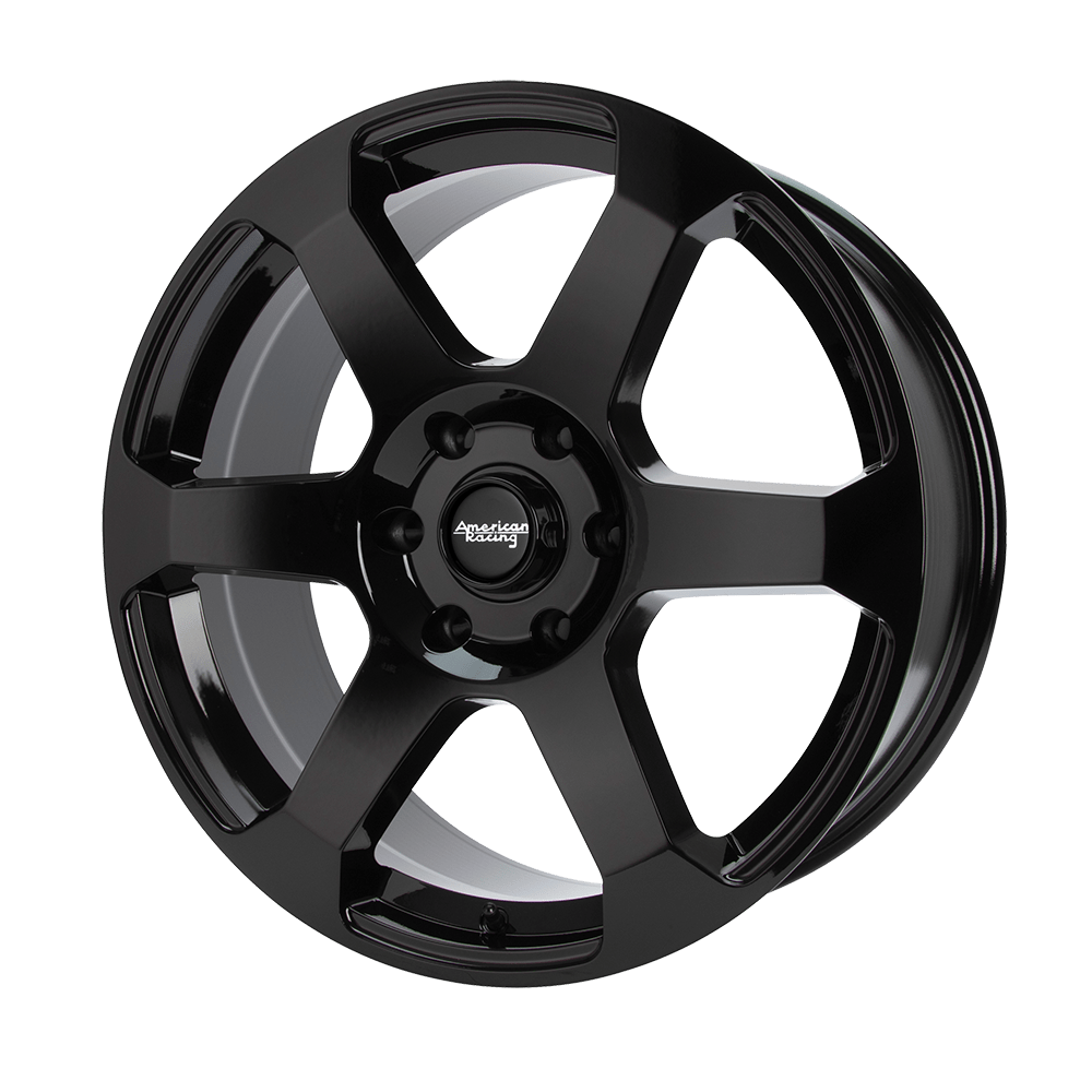 17x8.5 American Racing AR931 Gloss Black Wheel 6x5.5 (15mm)