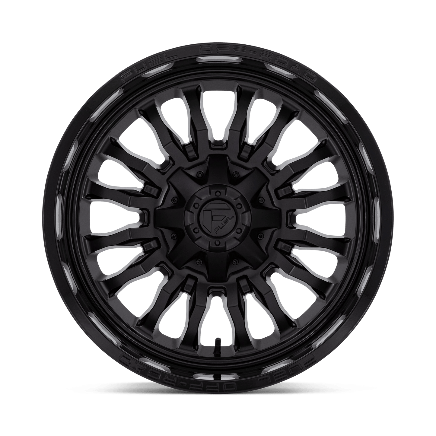 20x10 Fuel D796 Arc Matte Black Gloss Lip Wheel 6x135/6x5.5 (-18mm)
