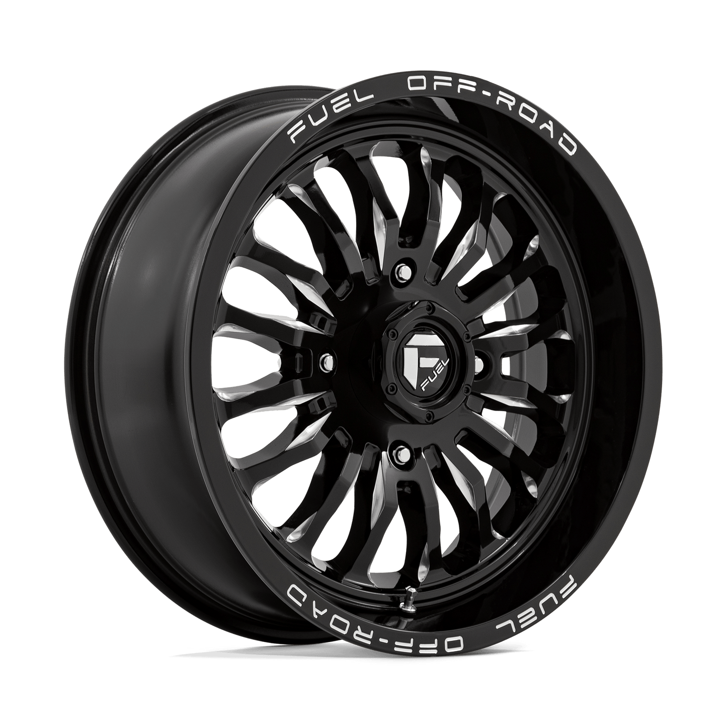 18x7 Fuel UTV D821 Arc UTV Gloss Black Milled Wheel 4x137 (13mm)