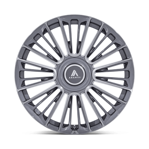 24x10 Asanti Black AB049 Premier Anthracite Brushed Wheel 5x112/5x120 (20mm)