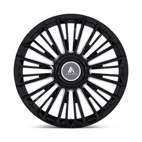 24x10 Asanti Black AB049 Premier Gloss Black Wheel 5x112/5x120 (20mm)