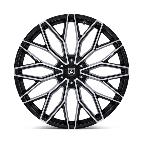 26x10 Asanti Black AB050 Mogul 6 Gloss Black W/ Machined Face Wheel 6x135 (30mm)