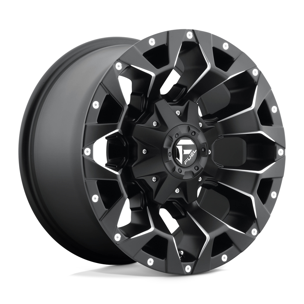 17x9 Fuel D546 Assault Matte Black & Milled Wheel 6x135/6x5.5 (1mm)