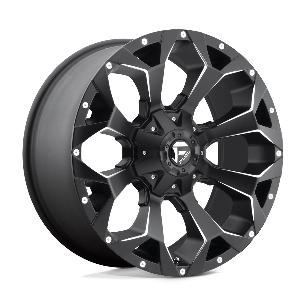 20x9 Fuel D546 Assault Matte Black & Milled Wheel 6x135/6x5.5 (20mm)