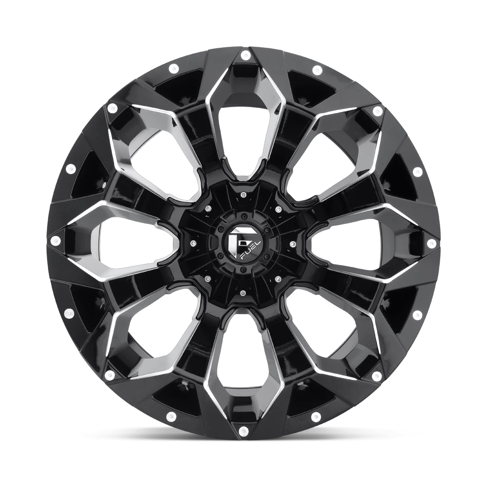20x10 Fuel D576 Assault Gloss Black & Milled Wheel 8x170 (-18mm)