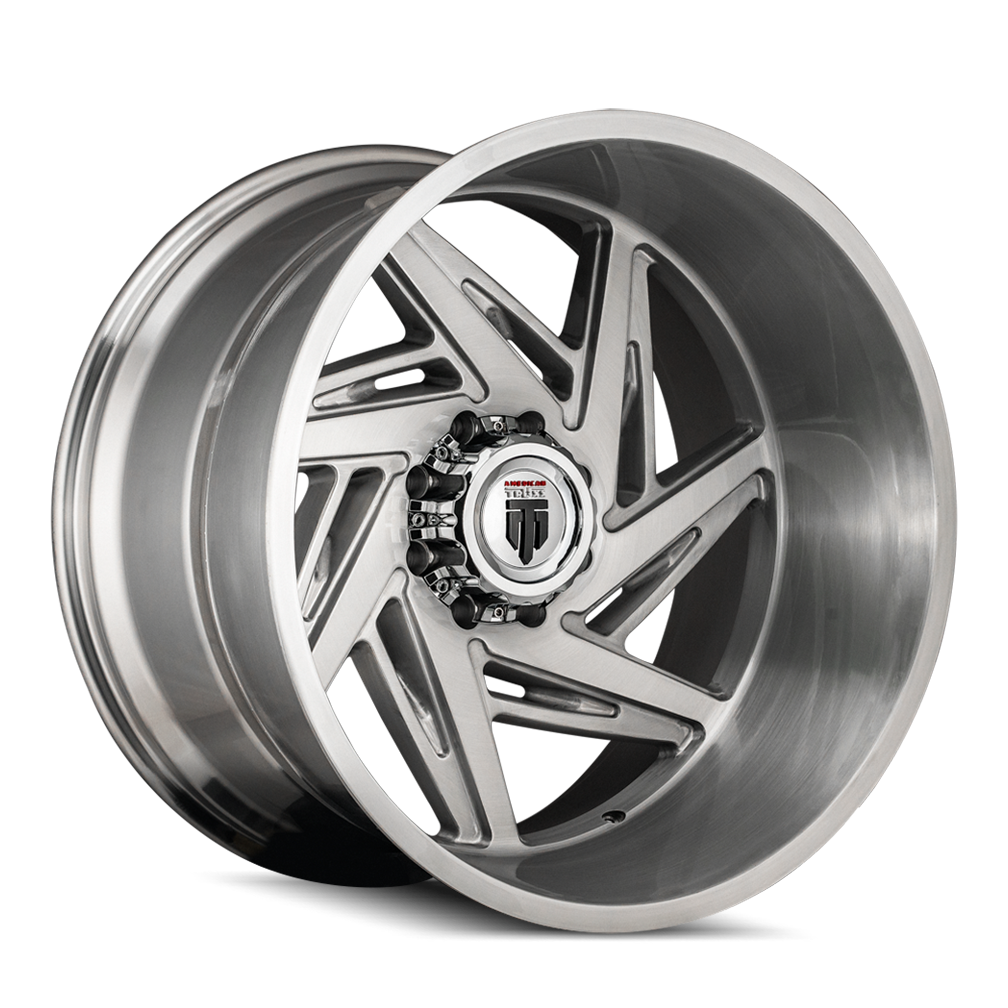 24x14 American Truxx SPIRAL Brushed TExTURE Wheel 6x5.5 (-76mm)