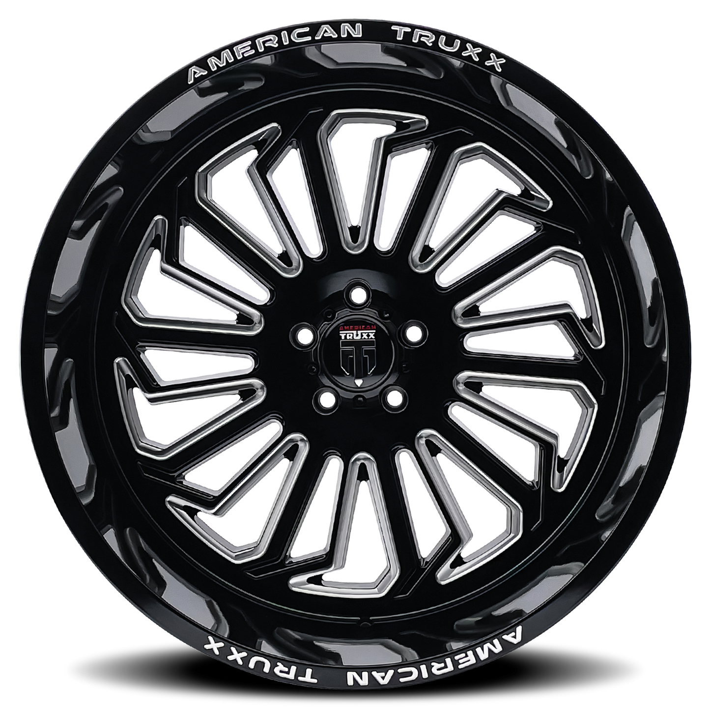 20x9 American Truxx AT1916 Butcher Black/Milled Wheel 5x5 (-12mm)
