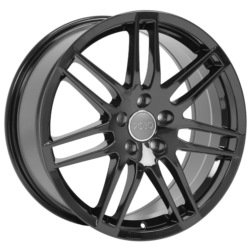 18x8 OE Wheels AU05 Gloss Black Wheel 5x112 (42mm)