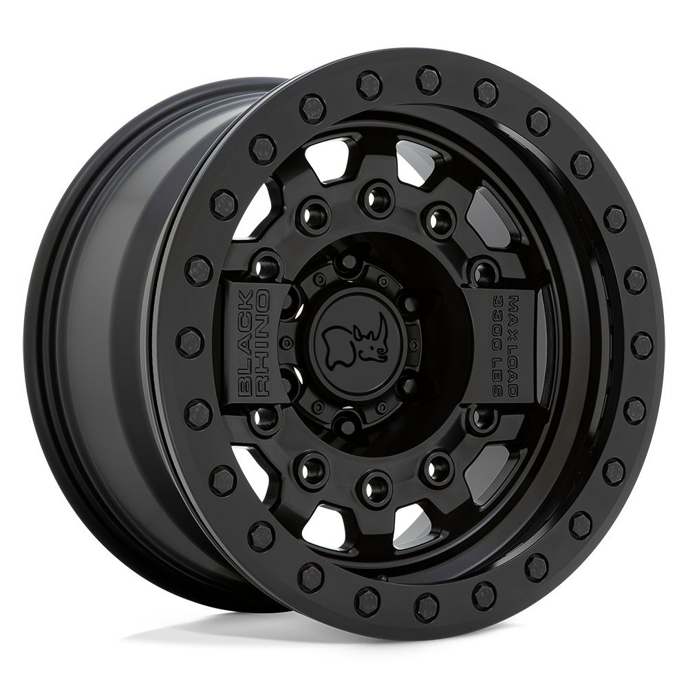 17x8.5 Black Rhino AVENGER BEADLOCK MATTE BLK W/ BLK HW Wheel 5x5 (-32mm)