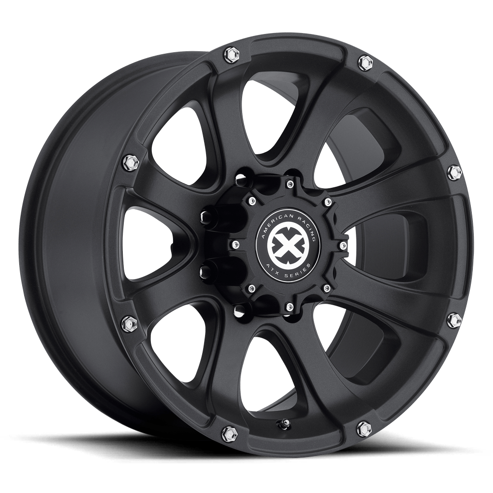 20x8.5 ATx Series Ax188 LEDGE Textured Black Wheel 6x5.5 (35mm)