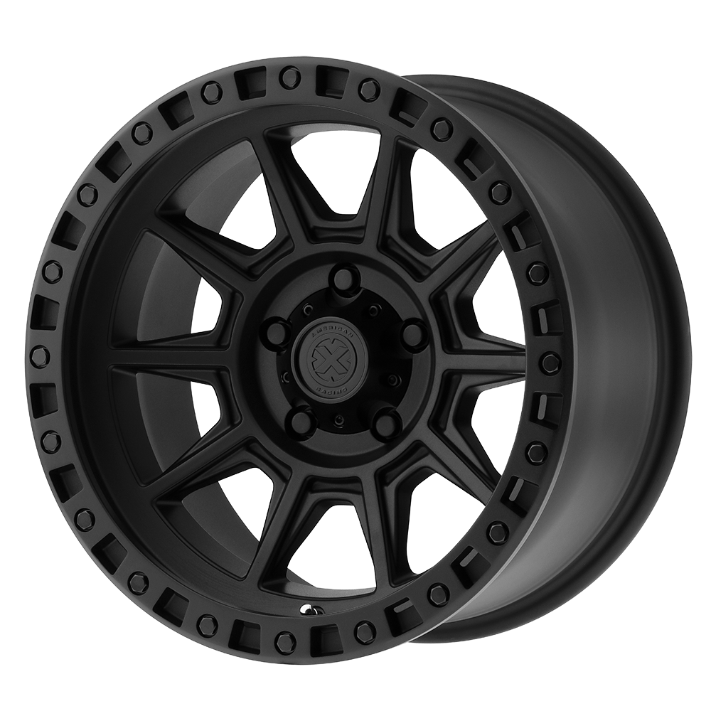 18x9 ATx Series Ax202 Cast Iron Black Wheel 5x5.5 (0mm)