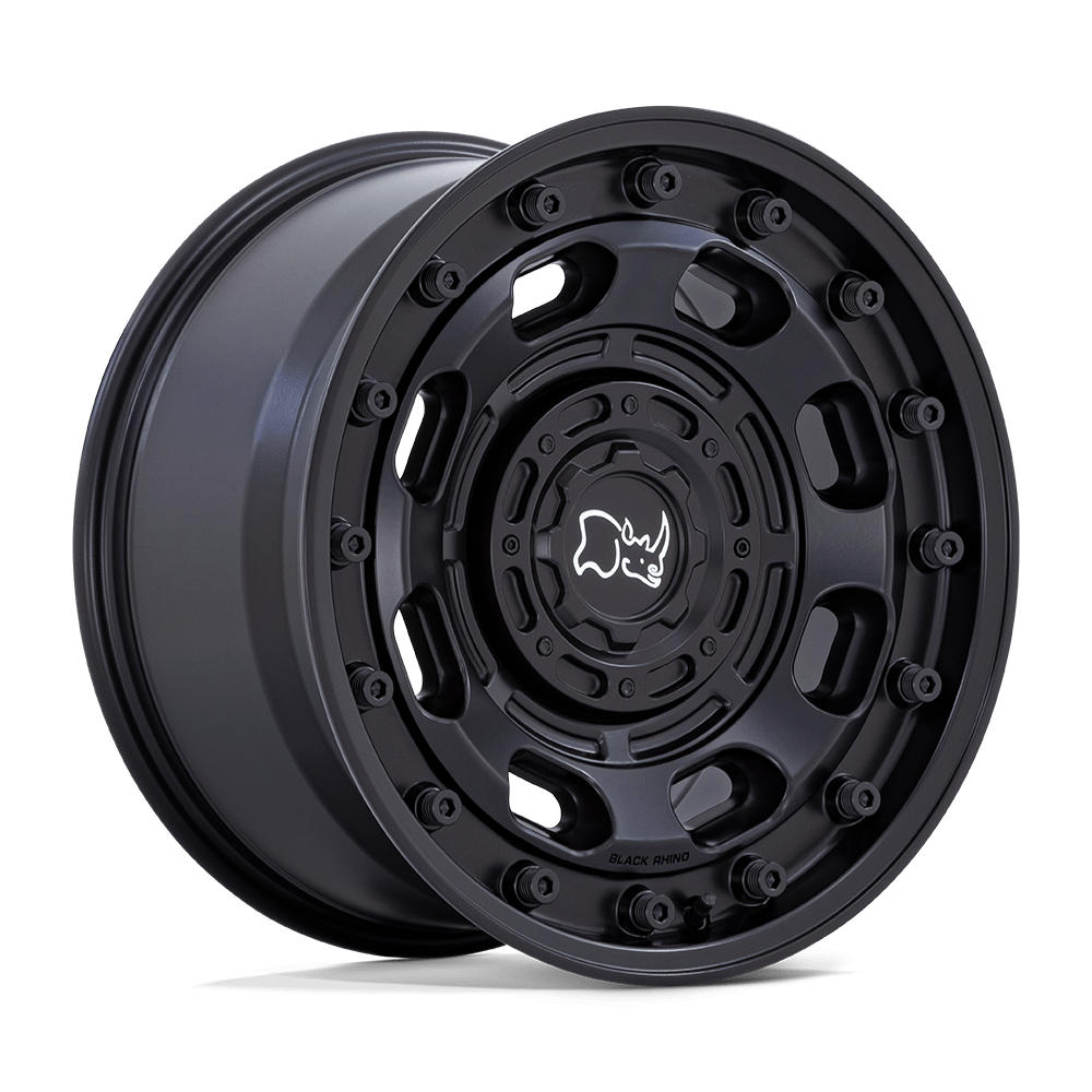 17x8 Black Rhino Atlas Matte Black Wheel 5x4.5/5x120 (38mm)