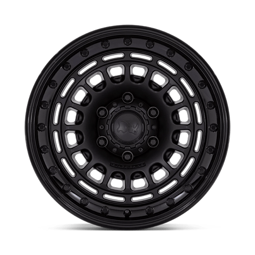 17x9 Black Rhino BR014 Sahara Matte Black W/ Gloss Black Lip Wheel 5x5 (0mm)