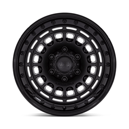 17x9 Black Rhino BR014 Sahara Matte Black W/ Gloss Black Lip Wheel 6x135 (0mm)